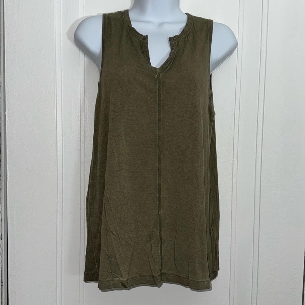 Cable & Gauge Sport olive green Tank Top
